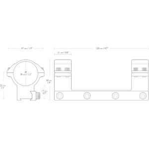 hawke-match-mount-30mm-1piece-9-11mm-high-hoch-blackeagle-outdoors-22111 (2)